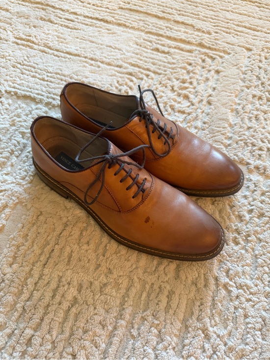 Vince Camuto Other - Vince Camuto Brown Leather Lace-Up Oxford Shoes - Men's